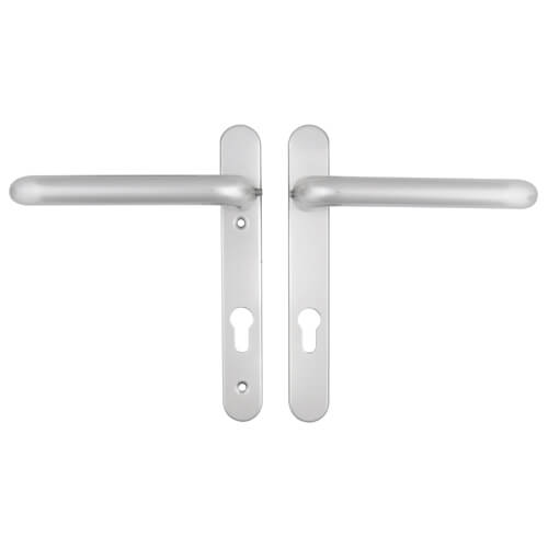 Hoppe Paris Extended Lever Lever UPVC Multipoint Door Handles -  92mm PZ Unsprung 122mm Screw Centres