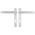 Hoppe Paris Extended Lever Lever UPVC Multipoint Door Handles -  92mm PZ Unsprung 122mm Screw Centres