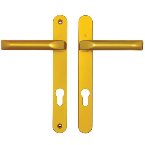 Hoppe Tokyo Lever Lever UPVC Multipoint Door Handles -  92mm PZ Unsprung 203mm Screw Centres