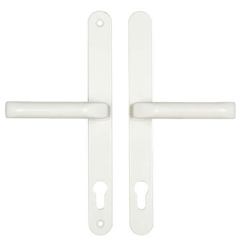 Hoppe London Lever Lever UPVC Multipoint Door Handles -  92mm PZ Sprung 240mm Screw Centres