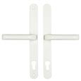 Hoppe London Lever Lever UPVC Multipoint Door Handles -  92mm PZ Sprung 240mm Screw Centres