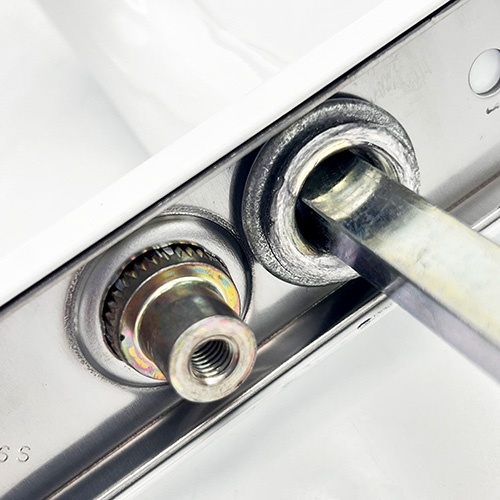 Hoppe Atlanta Lever Lever UPVC Multipoint Door Handles -  92mm PZ Unsprung 200mm Screw Centres