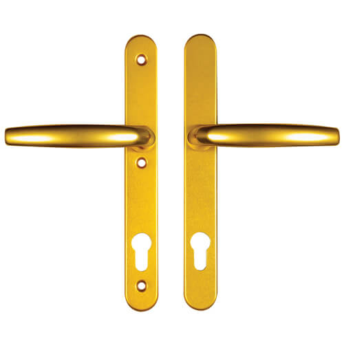 Hoppe Atlanta Lever Lever UPVC Multipoint Door Handles -  92mm PZ Unsprung 200mm Screw Centres
