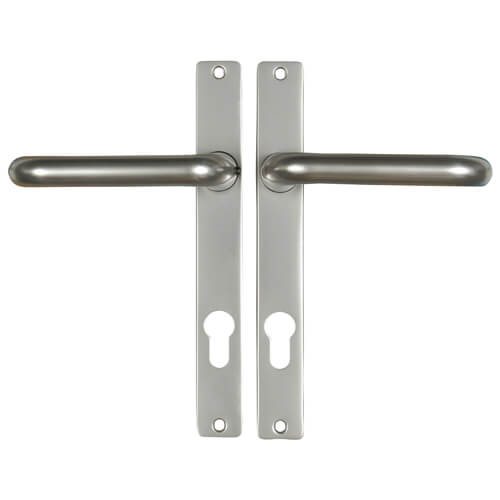 Wilka Lever Lever UPVC Multipoint Door Handles -  92mm PZ Unsprung 212mm Screw Centres