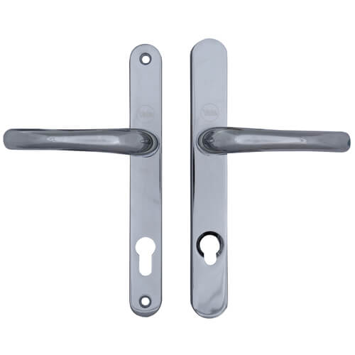 Yale PAS24 Lever Lever UPVC Multipoint Door Handles -  92mm PZ Sprung 215mm Screw Centres