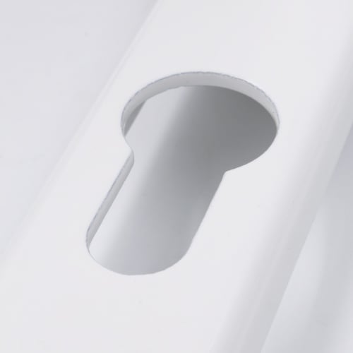 Fab & Fix Windsor Lever Moveable Pad UPVC Multipoint Door Handles - 92mm PZ Sprung 122mm Screw Centres 