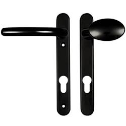 Fab & Fix Windsor Lever Moveable Pad UPVC Multipoint Door Handles - 92mm PZ Sprung 122mm Screw Centres 