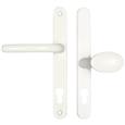 Fab & Fix Balmoral Lever Moveable Pad UPVC Multipoint Door Handles - 92mm/62mm PZ Sprung 212mm Screw Centres