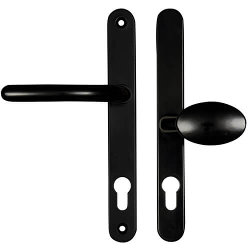 Fab & Fix Balmoral Lever Moveable Pad UPVC Multipoint Door Handles - 92mm/62mm PZ Sprung 212mm Screw Centres