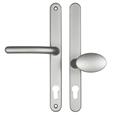 Fab & Fix Blenheim Lever Moveable Pad UPVC Multipoint Door Handles - 92mm/62mm PZ Sprung 240mm Screw Centres