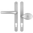 Hoppe Atlanta Lever Moveable Pad UPVC Multipoint Door Handles - 92mm/62mm PZ Sprung 215mm Screw Centres