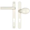 Hoppe Asgard Lever Moveable Pad UPVC Multipoint Door Handles - 92mm/70mm PZ Unsprung 205mm Screw Centres