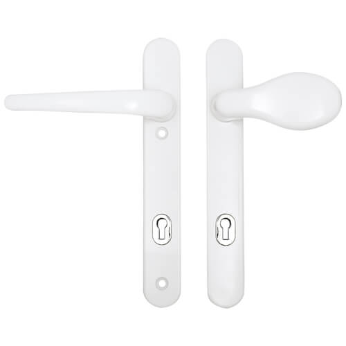 Era Vectis Classic Lever Moveable Pad UPVC Multipoint Door Handles - 95mm PZ Sprung 122mm Screw Centres