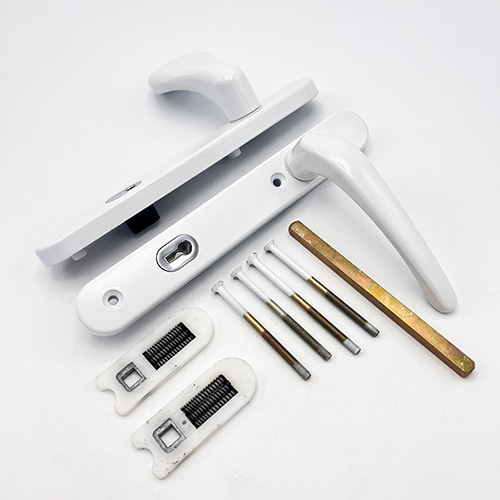 Era Vectis Classic Lever Moveable Pad UPVC Multipoint Door Handles - 95mm PZ Sprung 122mm Screw Centres