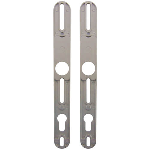 Yale Adjustable Lever Lever UPVC Multipoint Door Handles -  92mm PZ Sprung 196-252mm Screw Centres