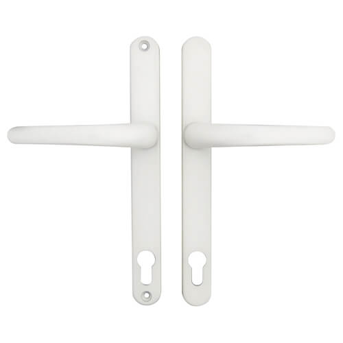 Millenco Lever Lever UPVC Multipoint Door Handles -  117mm PZ Sprung 237mm Screw Centres