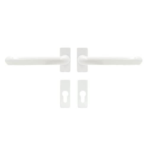 Hoppe Paris Handle Set for Patio Doors with Escutcheons
