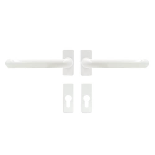 Hoppe Paris Handle Set for Patio Doors with Escutcheons
