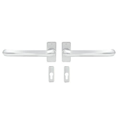Hoppe Paris Handle Set for Patio Doors with Escutcheons