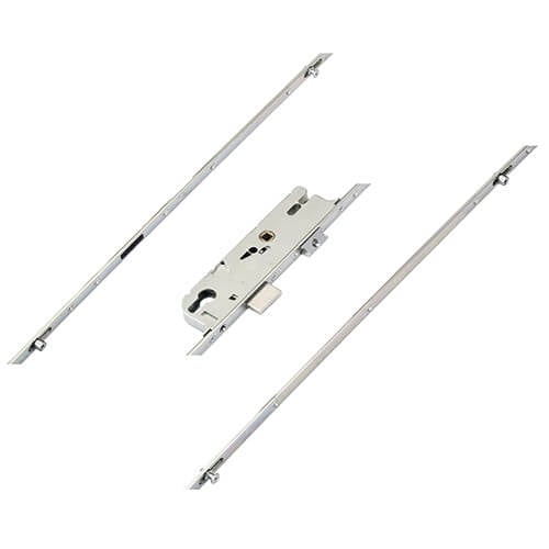 GU Europa Latch Deadbolt 2 Rollers 2 Mushrooms Split Spindle Multipoint Door Lock
