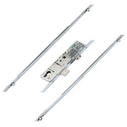 ERA Latch Deadbolt 2 Rollers 2 Mushrooms Split Spindle Multipoint Door Lock - Option 1 (top roller to spindle = 730mm)