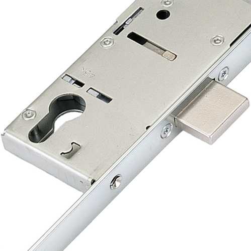ERA Latch Deadbolt 2 Small Hooks Split Spindle Multipoint Door Lock - 20mm Faceplate - Option 3 (top hook to spindle = 680mm)