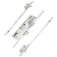 ERA Latch Deadbolt 2 Small Hooks Split Spindle Multipoint Door Lock - 20mm Faceplate - Option 3 (top hook to spindle = 680mm)