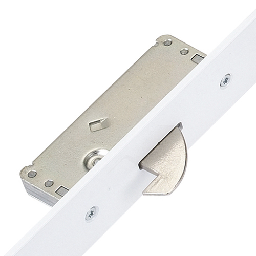 ERA Latch Deadbolt 2 Hooks Split Spindle 44mm Flat White Faceplate Multipoint Door Lock