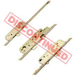 AGB Latch Deadbolt 2 Hooks 3 Rollers Lift Lever Multipoint Door Lock (top hook to spindle = 580mm)