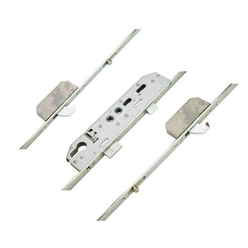 Mila Latch Deadbolt 2 Rollers 2 Hooks Double Spindle Multipoint Door Lock (top hook to spindle = 530mm)
