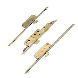 Avocet Latch Deadbolt 2 Hooks 2 Rollers Double Spindle Multipoint Door Lock (top roller to spindle = 730mm)  - Shootbolt Compatible