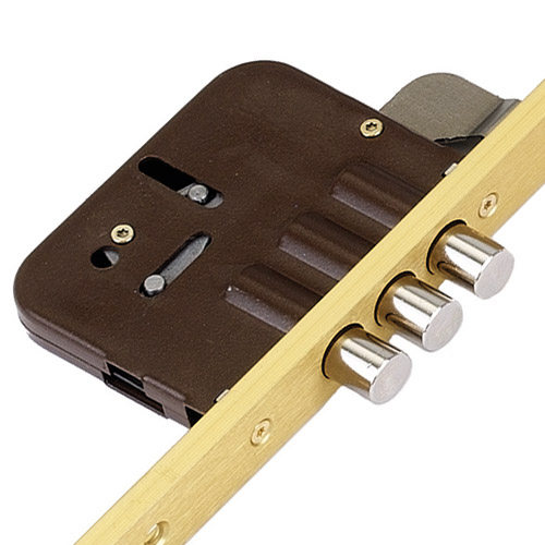 Azbe Latch Deadbolt 6 Pin Bolts Key Wind Operated Multipoint Door Lock