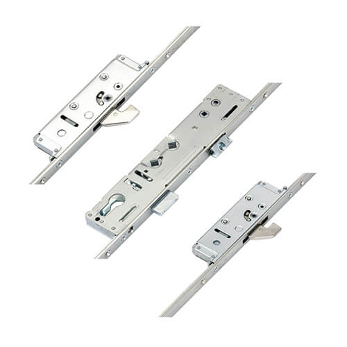 Lockmaster Latch Deadbolt 2 Hooks Lift Lever or Double Spindle Multipoint Door Lock
