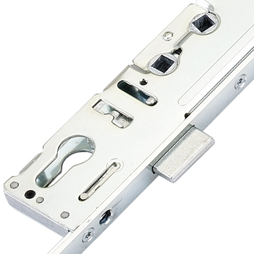 Lockmaster Latch Deadbolt 2 Hooks 2 Anti Lift Pins 2 Rollers Lift Lever or Double Spindle Multipoint Door Lock - Option 1 (top hook to spindle = 720mm)