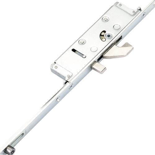 Lockmaster Latch Deadbolt 2 Hooks 2 Anti Lift Pins 2 Rollers Lift Lever or Double Spindle Multipoint Door Lock - Option 1 (top hook to spindle = 720mm)