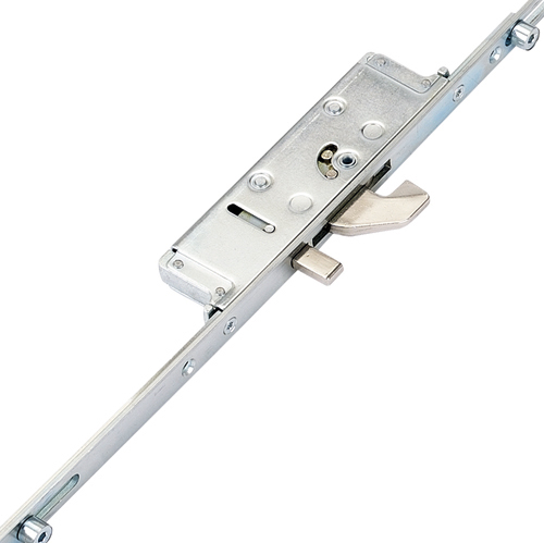 Lockmaster Latch Deadbolt 2 Hooks 2 Anti Lift Pins 4 Rollers Lift Lever or Double Spindle Multipoint Door Lock - Option 2 (top hook to spindle = 621mm)