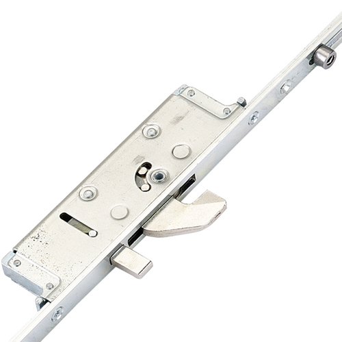 Lockmaster Latch Deadbolt 2 Hooks 2 Anti Lift Pins 2 Rollers Lift Lever or Double Spindle Multipoint Door Lock - Option 2 (top hook to spindle = 618mm)