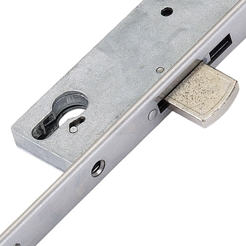 Sobinco Latch 3 Drop Bolts Key Wind Operated Multipoint Door Lock - U-Rail 22mm Faceplate