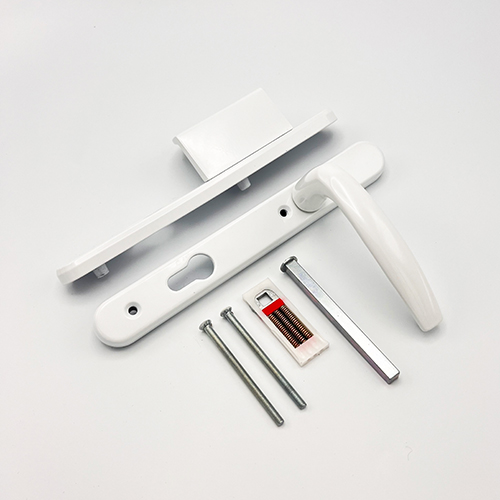 Hoppe Atlanta Lever Fixed Pad UPVC Multipoint Door Handles - 92mm PZ Sprung 122mm Screw Centres