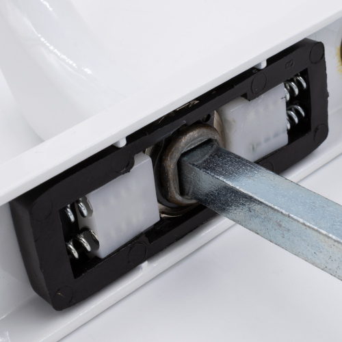 Fab & Fix Balmoral Lever Moveable Pad UPVC Multipoint Door Handles - with Snib 92mm/62mm Sprung 212mm Screw Centres