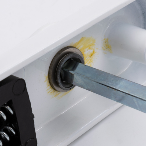 Fab & Fix Balmoral Lever Moveable Pad UPVC Multipoint Door Handles - with Snib 92mm/62mm Sprung 212mm Screw Centres