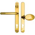 Fab & Fix Balmoral Lever Moveable Pad UPVC Multipoint Door Handles - with Snib 92mm/62mm Sprung 212mm Screw Centres