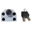 Security Grille Collapsible Gate Push Lock With Radial Key
