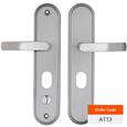 Hooply Steel Door Furniture with Snib