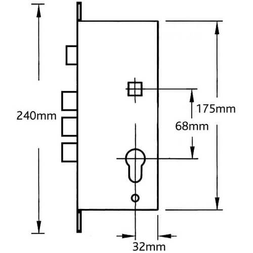 Hooply Genuine Multipoint Gearbox - Key Wind