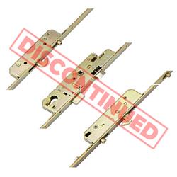 AGB Latch Deadbolt 2 Hooks 3 Rollers Lift Lever Multipoint Door Lock (top hook to spindle = 330mm)
