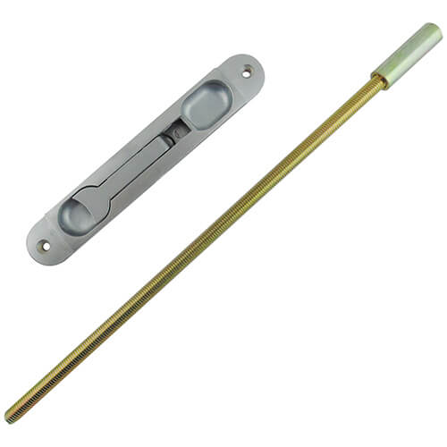 Alpro Flush Bolt for Aluminium Metal Doors - 144mm