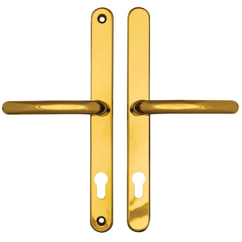 Fab & Fix Universal Lever Lever UPVC Multipoint Door Handles -  92mm PZ Sprung 265mm Screw Centres