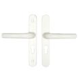 Hoppe Tokyo Lever Lever UPVC Multipoint Door Handles -  48mm PZ Sprung 160mm Screw Centres