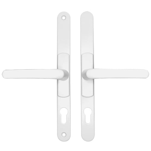 VERSA Lever Lever UPVC Multipoint Adjustable Door Handles - 62-95mm PZ Sprung 260mm Screw Centres